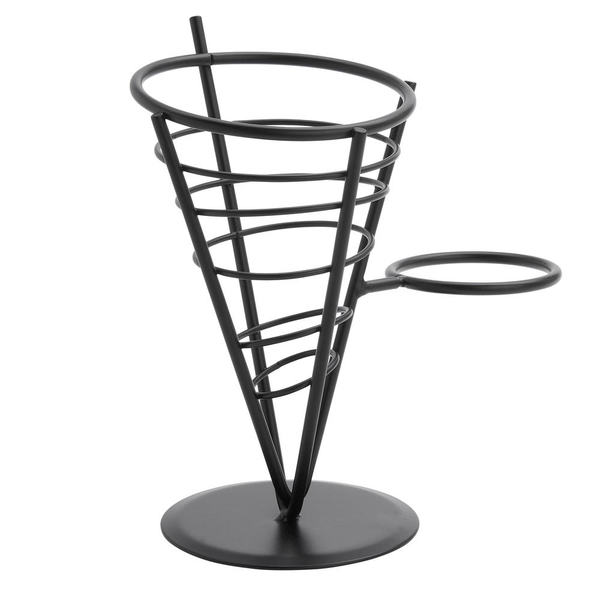 Wrought Iron One-Cone Conical Baskets