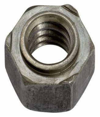M8 - 1.25 DIN 929 HEX WELD NUT 3 PROJ LOW CARBON STEEL PLAIN