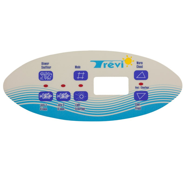 Dynasty 3000 Pack 7-Button Trevi Logo Overlay 10361
