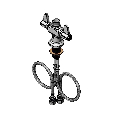 T&S Brass 5F-2SLX00 Equip Faucet Deck Mount