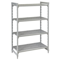 Cambro CPU244872V4480 Camshelving 24"W x 48"L x 72"H 4-Shelf Vented Starter Unit