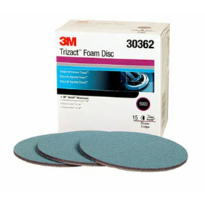 Trizact™ Hookit™ Foam Disc 5000 Grit 3" 15 Discs/Carton