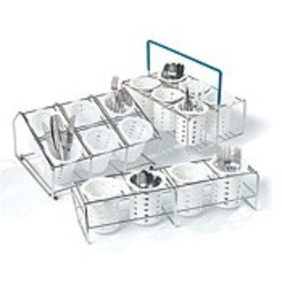 Carlisle Chrome 4-Compartment Dispenser