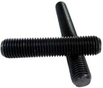 7/8" - 9 X 24" FULLY THREADED STRAIGHT ROD SAE J429 GR 8 PLAIN