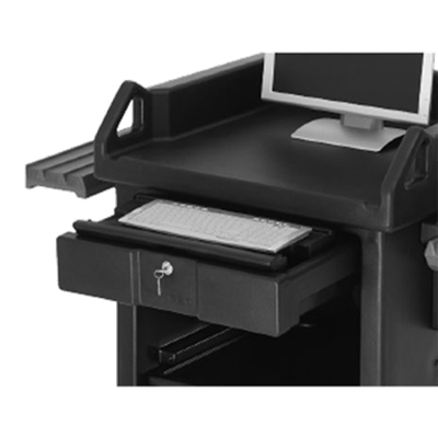 Cambro VCS32KEYT110 Versa Cart Keyboard Tray Black