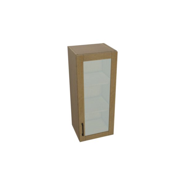 Artesia Glass Door Wall Cabinet Kit - 15”x 36” X 13”