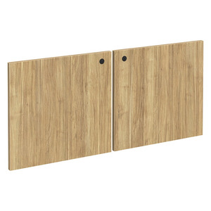 PL44LDLOCK - PAIR LAMINATE HUTCH DOORS W/LOCK - Aspen