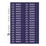 Shelf ID Adhesive Sticker Sheets