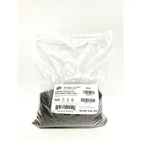 CHOCOLATE CHIPS MINI DF GF SEMISWT | 5 LBS