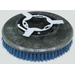 Brush, 12" .035 Grit W/Plate