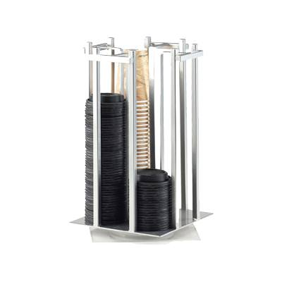 Cal-Mil 1133-74 10"W x 10"D x 15-3/4"H Cup/Lid Organizer