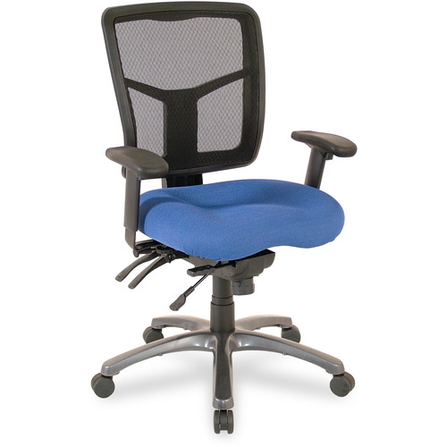 Source Office Furniture CoolMesh Executive Mid Back Chair Blue with
