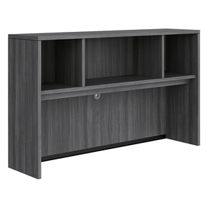 PL141OH 60" OPEN HUTCH - COASTAL GRAY