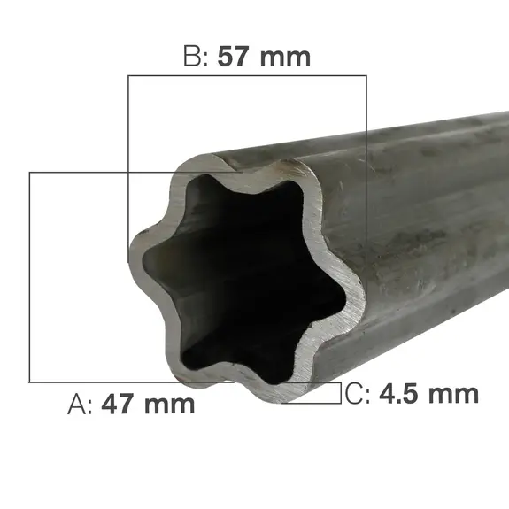 Star Shaped Replacement Shaft