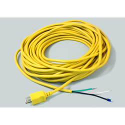 Power Cord, 14/3 Yellow 75'