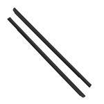 Window Felt Outer Beltline Weatherstrips - Crew Cab Rear
