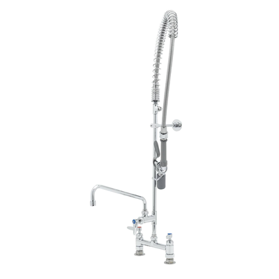 T&S Brass B-0123-12CRBJST EasyInstall Pre-Rinse Unit Deck Mount Base