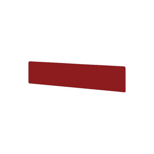 54" FAB DIVIR PANEL 15"H-RED