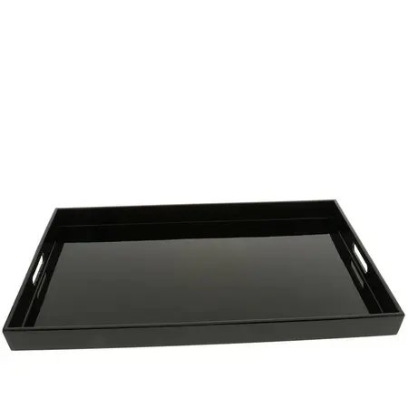 Tray Rectangle Black 18-7/8