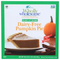 VEGAN PUMKIN PIE 8" FROZEN | 6/20.5 OZ