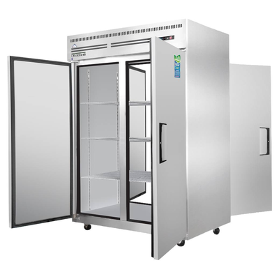 Everest ESPT-2S-2S Pass-Thru Refrigerator 2 Section, 115v, NSF - 48 cu. ft.