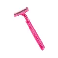 Fixed Twin Blade with Lubrication Strip, Pink , Bulk. 1400 Razor/Case