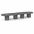 18' Classic Racetrack Conference Table with Cube Base - Coastal Gray