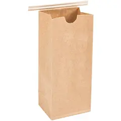 3.375X2.5X7.75 50# NK BAG POLY LINED W/TIN TIE PRT'D KSI  486455 GET PROOF BEFORE ORDERING