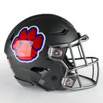 Ghost Finish Chrome Football Helmet Decals
