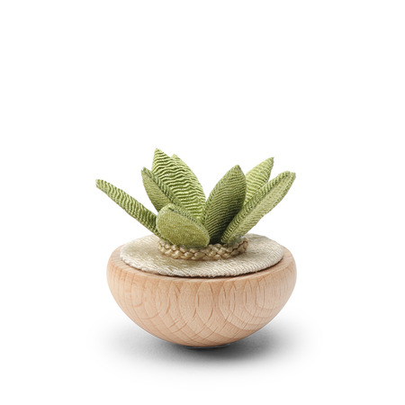 Figurine Succulents 2-1/4"h