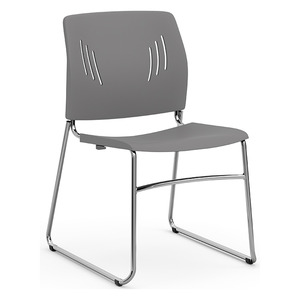3080 AGENDA PLUS STACKING CHAIR- Gray