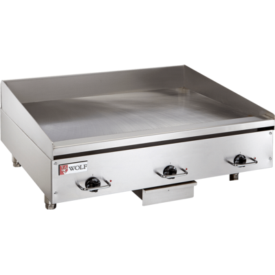 Wolf Range WEG72E Heavy Duty Electric Griddle 72" W X 24" D Cooking Surface