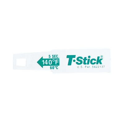 San Jamar 140F Green T-Sticks