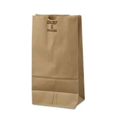71006 DURO 6# HEAVY BULWARK 52# BASIS KRAFT BAG, 6 X 3.6 X 11.06" 400/CS