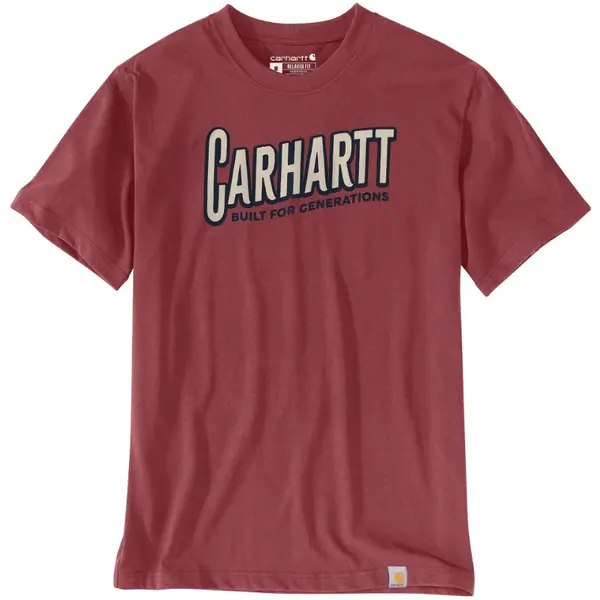 CARHARTT 107435 - Men's Irvine Relaxed Generations T-Shirt - Amber Terrain Heather