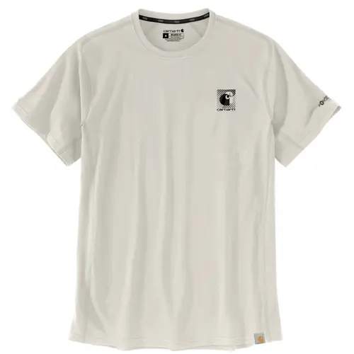 CARHARTT 107283 - Mens Force Relaxed Logo T-Shirt - Malt