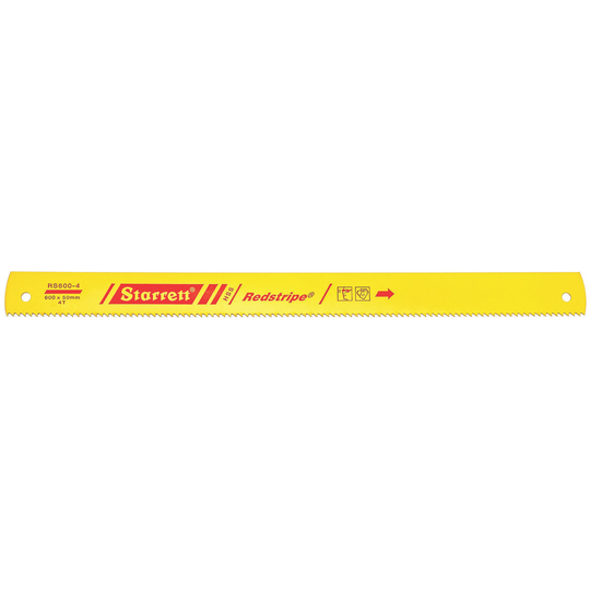 STARRETT RS600-4 24 x 2 x 100 x 4T Solid High Speed Steel Power Hacksaw Blade