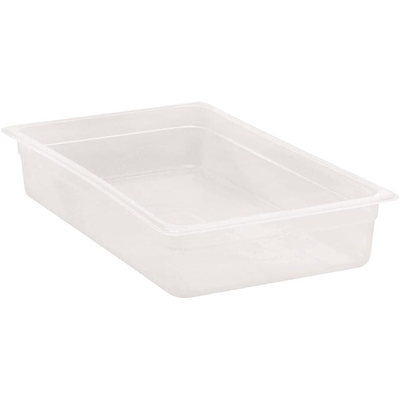 Cambro 14PP190 Full Size 4" Deep Translucent Food Pan