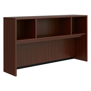 PL140OH 66" OPEN HUTCH- Mahogany