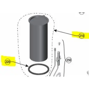 Burner, gasket, hardware