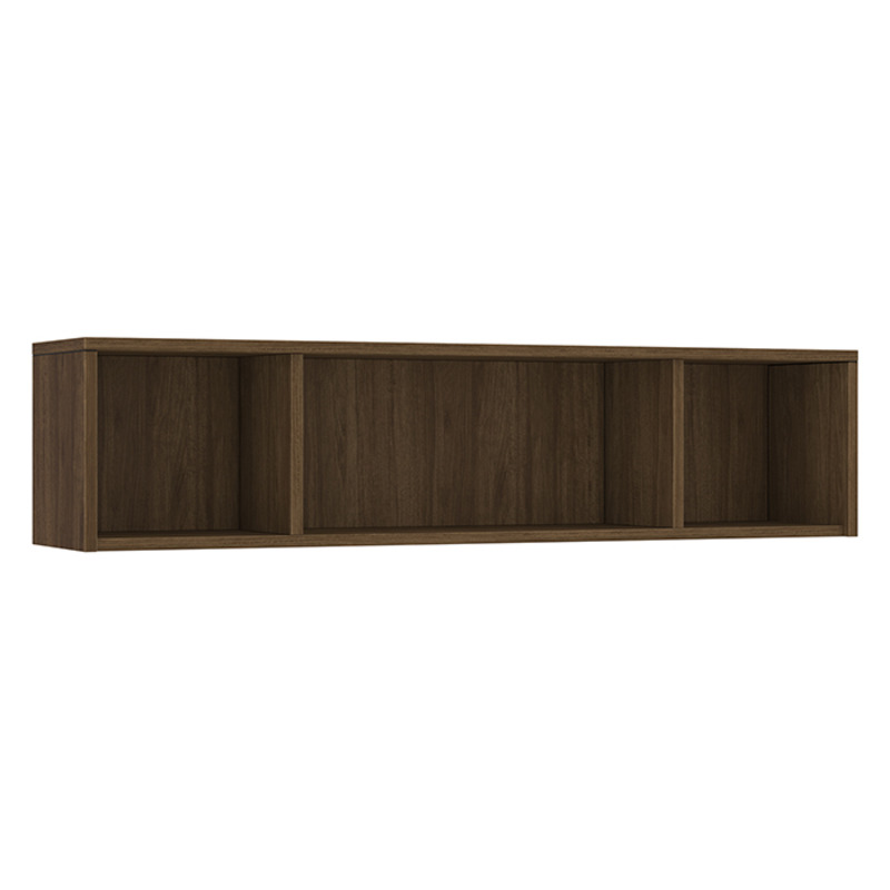 PL1044OH - 71" ELEMENTS SERIES OPEN HUTCH- Modern Walnut
