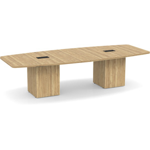 CUBBS4237N - 10 ft. Classic Boat Shape Conference Table with Cube Base