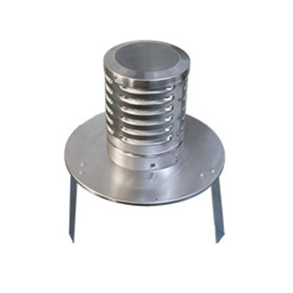 125mm Pot Hanger c/w Gas Cowl - (includes Jubilee clip)