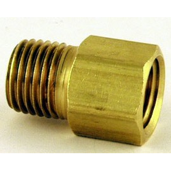 Adapter 1/4'F X 1/4'M Brass