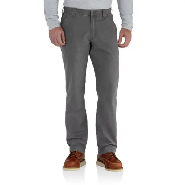 CARHARTT 102291 - Rugged Flex Relaxed Fit Canvas Work Pant - Grey
