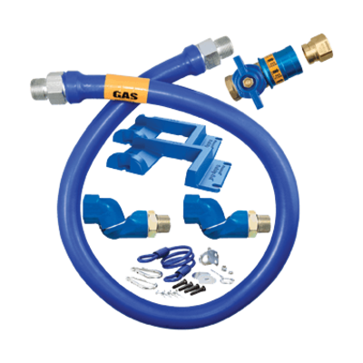 Dormont Manufacturing 1650KITCF2S36PS Dormont Blue Hose Moveable Gas Connector Kit 1/2" Dia.