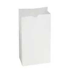 6 LB WHITE DUBL-WAX BAG, 1000/CS   300296