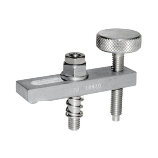 Carr Lane CL-3220 Tapped-Heel Clamp Strap Assembly, Stainless Steel (Knurled-Head Screw)