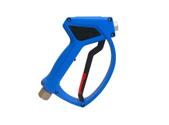 MTM Hydro SGS28 Blue Spray Gun, 4000 PSI, 12 GPM, with Brass Live Swivel