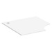 PLT3636 36" x 36" CORNER WORK SURFACE - White